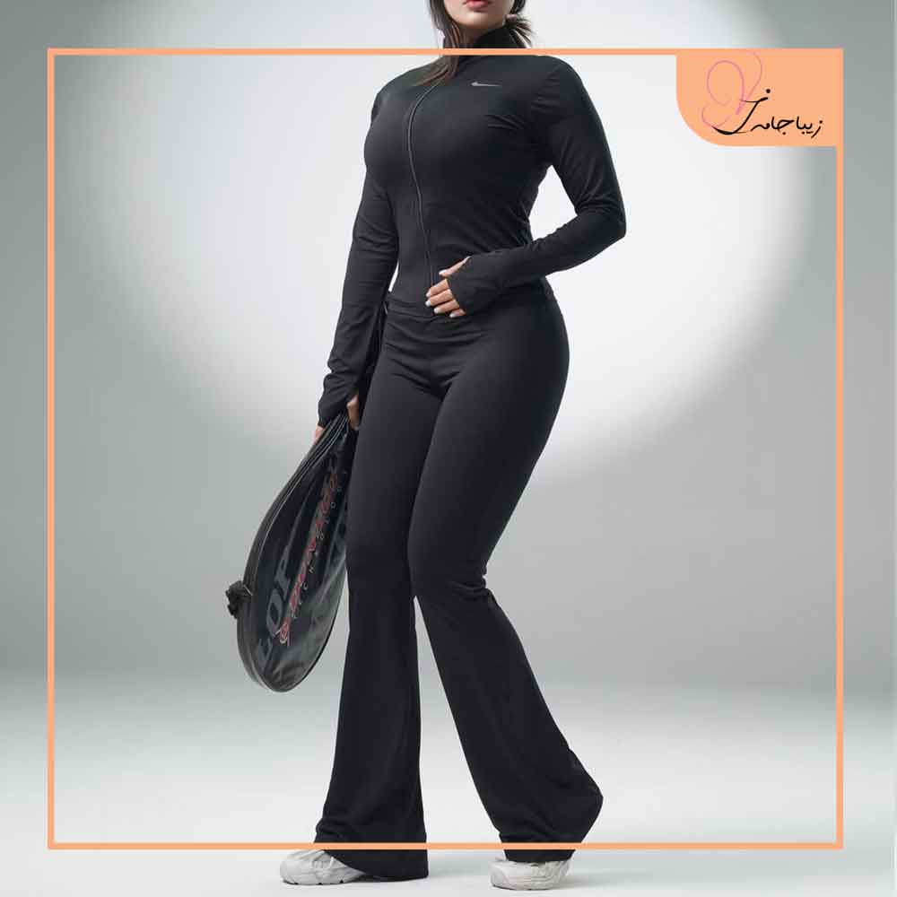 ست لباس ورزشی زنانه برند آیپک مشکی کدzj62977