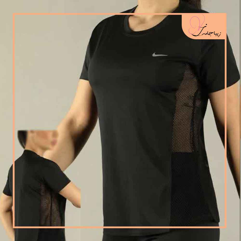 تیشرت اسپرت بغل توری فری سایز کدzj39438
